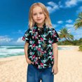 thumbnail image 6 of OGLCCG Boys Hawaiian Shirts Short Sleeve Summer Beach Button Down Aloha Luau Shirts for Kids Casual Tropical Shirt with Pocket 2-15 Years, 6 of 7