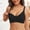 Black, variant on Women's Sports Bra Solid Color Full Coverage No Underwire Bralette Push Up Seamless Soft Daily Wear Bra 30A, Pink
