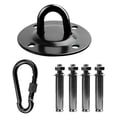 thumbnail image 1 of 1 set Heavy Duty Swing Hanger with Bearing, Swing Swivel, Safe Rotational Device Hanging Accessory for Aerial Silks Dance, Web Tree Swing, Yoga Swing Sets, 1 of 9