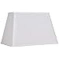 thumbnail image 3 of White Large Rectangular Lamp Shade 14"" Wide x 6"" Deep at Top and 18"" Wide x 12"" Deep at Bottom and 12"" Height (Spider) Replacement with Harp and Finial - Springcrest, 3 of 4