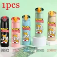 thumbnail image 3 of Vaso térmico para niños de Sonic The Hedgehog de 460 ml, vaso con pajita, botella de acero inoxidable portátil con puntos que rebotan, regalo para niños, 3 of 5