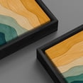 thumbnail image 5 of Large Framed Canvas Print Colorful Abstract Mountain Wall Art Modern Landscape Decorative for Living room Bedroom - 60"x20" Black Frame, 5 of 6