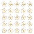 thumbnail image 1 of Uxcell 50 Pcs Encanto de Flor Hueca Colgantes de Marco de Bisel Abierto para Fabricación de Joyas de Resina Artesanías DIY Tono Dorado, 1 of 6