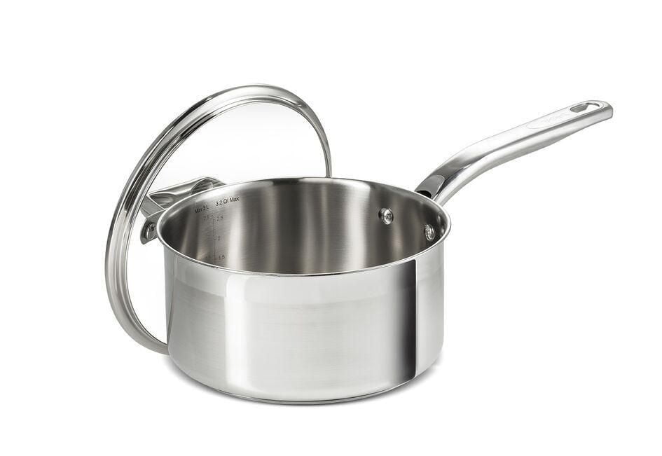 T-fal Stainless 3qt/20cm Saucepan, 3at Saucepan