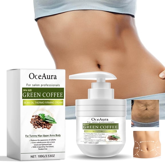 OceAura Green Coffee Bean Oil Thermo Firming Cream, Moisturize And Moisturize The Body And Skin