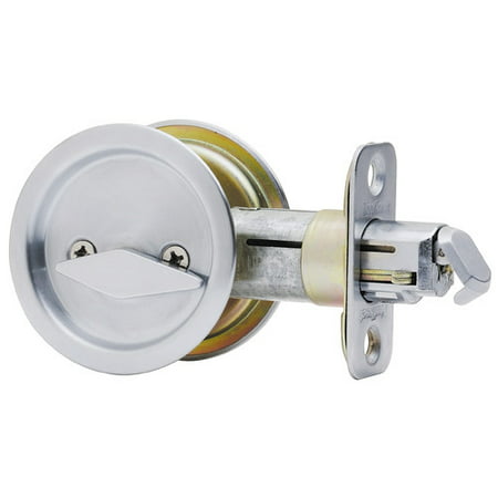 Kwikset 93350-024 Satin Nickel Pocket Door Privacy (Best Pocket Door Lock)