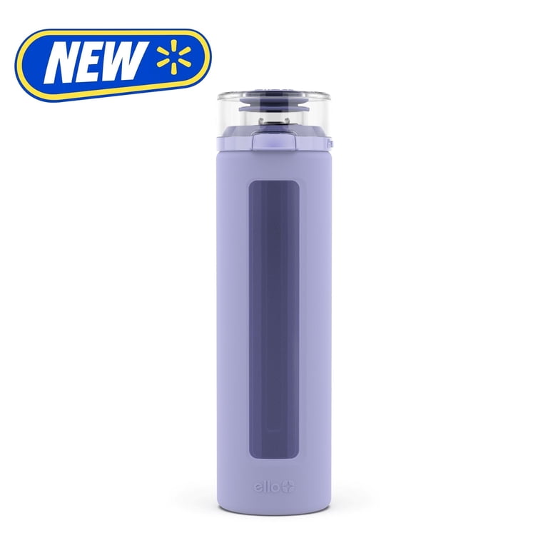 Ello Clara 20oz Glass Water Bottle with Silicone Sleeve photo 1