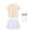Beige, variant on Chbgutlmr Baby Girls Clothes Kids Crewneck Tshirt Short Skirt Sets 3 Piece Comfy Casual Outfits with Socks