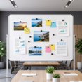 thumbnail image 5 of 16PCS magnets for whiteboard, strong magnets and fridge magnets, 0.62in whiteboard magnets, essential office supplies, Black, 5 of 6