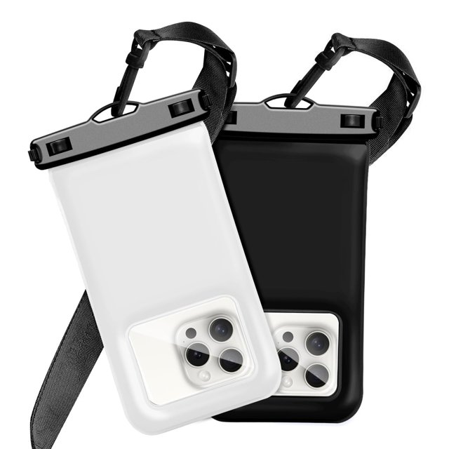 Funda para teléfono Foweroty, impermeable y flotante de 7 pulgadas con cordón