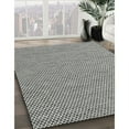 thumbnail image 2 of Ahgly Company Indoor Round Contemporary Gray Abstract Area Rugs, 5' Round, 2 of 6