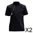 thumbnail image 1 of Chaqueta de cocinero uniforme,Chaqueta de cocinero de algodón de manga corta,uniforme,Ropa de cocinero Ropa de trabajo para chefs,Chaquetas de servicio de alimentos Chaquetas de trabajo para, 1 of 10