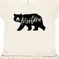 thumbnail image 3 of Inktastic Montana Black Bear Silhouette Gift Toddler Girl Dress, 3 of 4