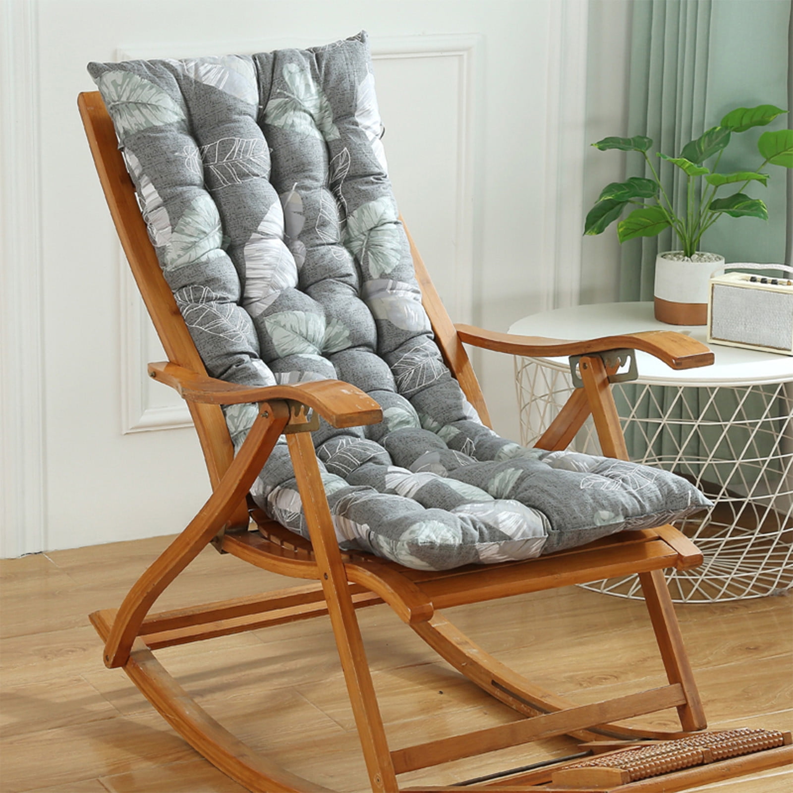 Tunhigl Thickened Chair Cushion with Ties 19 x 47 in - Soft Supportive Seat Pad for Recliner, Rocking Chair, Office & Dining Chairs - Indoor Outdoor Cushion for Back Support, Home, Patio, Gifts