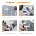 thumbnail image 3 of FOMIYES 2Ud Organizador De De Pared Para Ropa Con Estructura Adhesiva Para Casa, 3 of 8