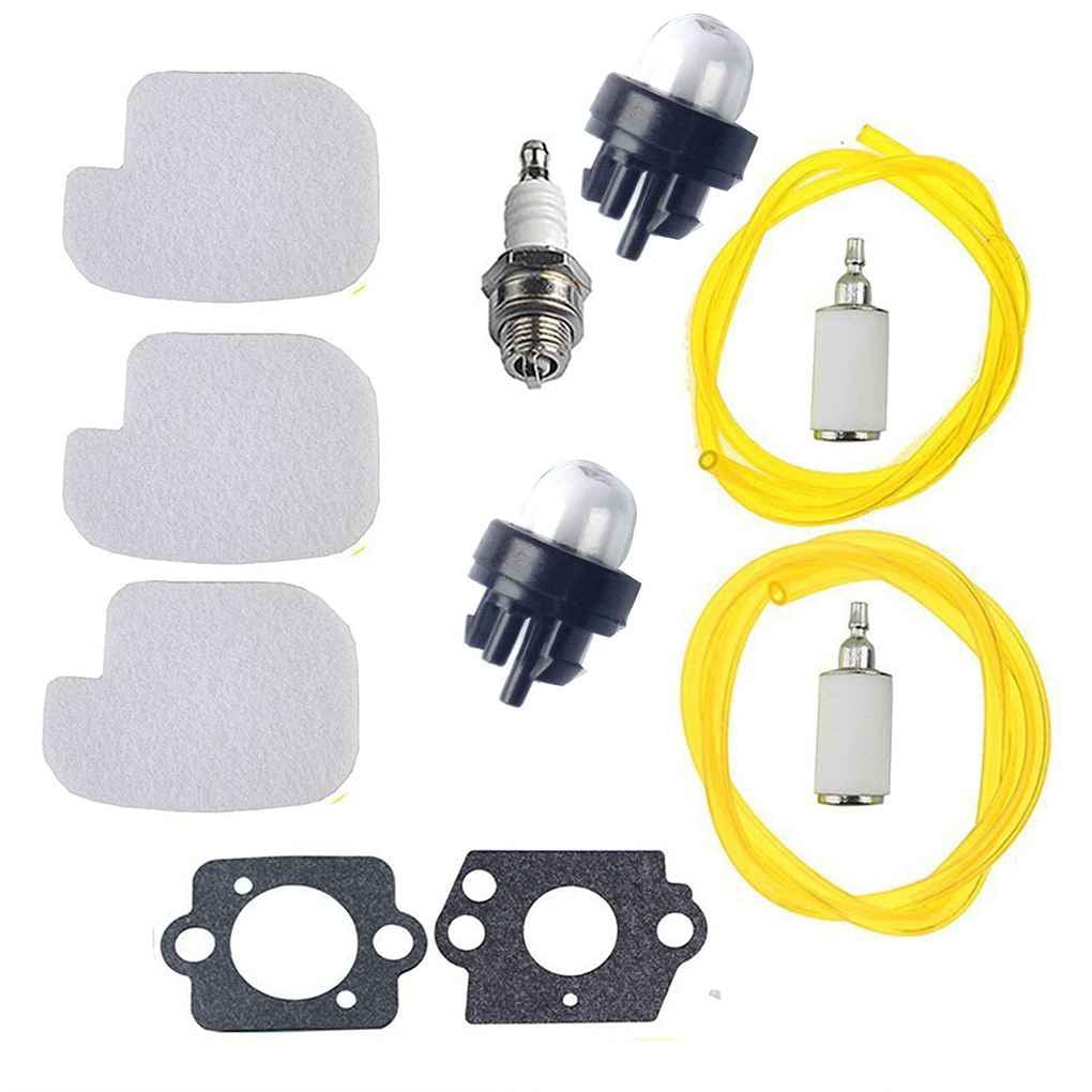 Air Filter Fuel Line Filter Spark Plug Tune Up Kit Set for Poulan
