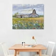 thumbnail image 2 of ARISTURING Rustic Farmhouse Wall Art White Barn Wall Decor Old Barn Pictures Wall Art Country Landscape Painting Poster Colorful Flowers Canvas Prints for Bathroom Kitchen Bedroom, 2 of 6