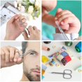 thumbnail image 5 of Tijeras profesionales para cutículas, uñas, cejas, hoja curva de acero inoxidable Manicura Pedicura Belleza Cuidado personal para uñas, pestañas y piel seca, 5 of 5