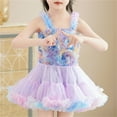 thumbnail image 2 of Mercatoo Toddler Baby Girl Flower Dress Tulle Princess Rainbow Dress First 𝗖ommunion Birthday P𝐚rty Pageant Dresses, 2 of 5