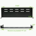 thumbnail image 2 of NavePoint Universal Rack Tray Vented Shelves 1U Black 6 Inches (150mm deep) No Lip, 2 of 3