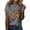 Grey, variant on Trendfront Womens Butterfly Graphic Print Tee Summer Fashion Short Sleeve T-Shirts Crewneck Casual Artistic Nature Style Trendy Tops