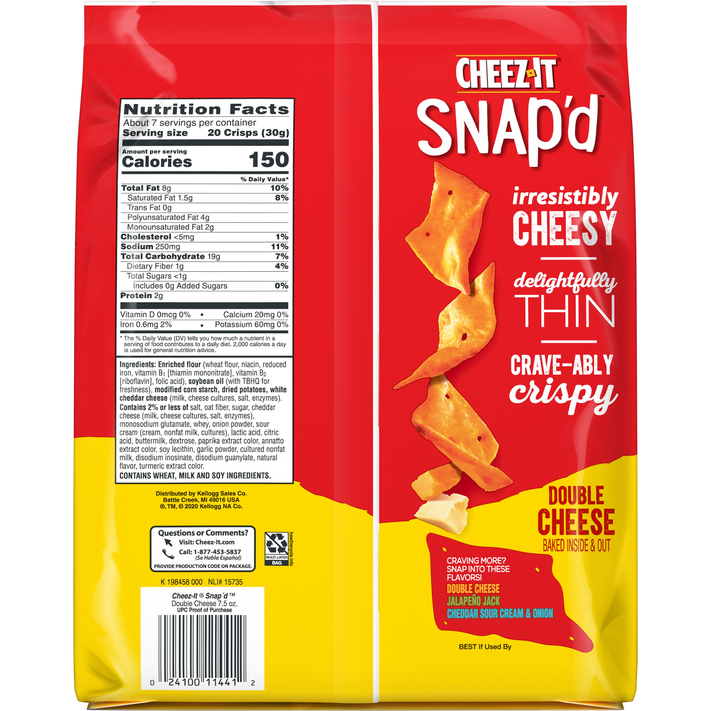 Cheez It Snap D Nutrition Facts Bios Pics