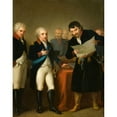 thumbnail image 2 of Michał Stachowicz 20x24 Black Ornate Framed Double Matted Museum Art Print Titled: Krakow Surrendered to the Prussians (1794), 2 of 5