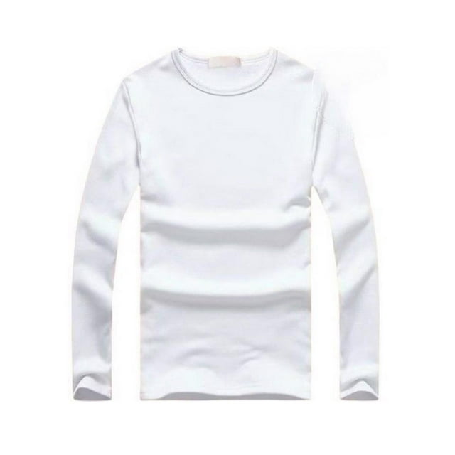 Minnieouse Ropa interior térmica masculina de manga larga de invierno que mantiene el calor, camiseta de moda, camisa informal adelgazante, accesorio de Ropa interior Blanco XXL Minnieouse AP013380-11