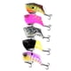 thumbnail image 3 of Señuelos Lixada 5 señuelos de pesca 65 mm 14 g de plástico duro artificial VIB cebo Crankbait 3D ojo Lixada Señuelos, 3 of 7