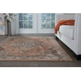 thumbnail image 6 of Traditional 5x8 Area Rug (5'3'' x 7'3'') Oriental Spice, Blue Living Room Easy to Clean, 6 of 9