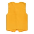 thumbnail image 3 of Miutii Button Vest Women Men Volunteer Activity Vest Waiter Supermarket Uniform Work Wear Yellow XL, 3 of 5