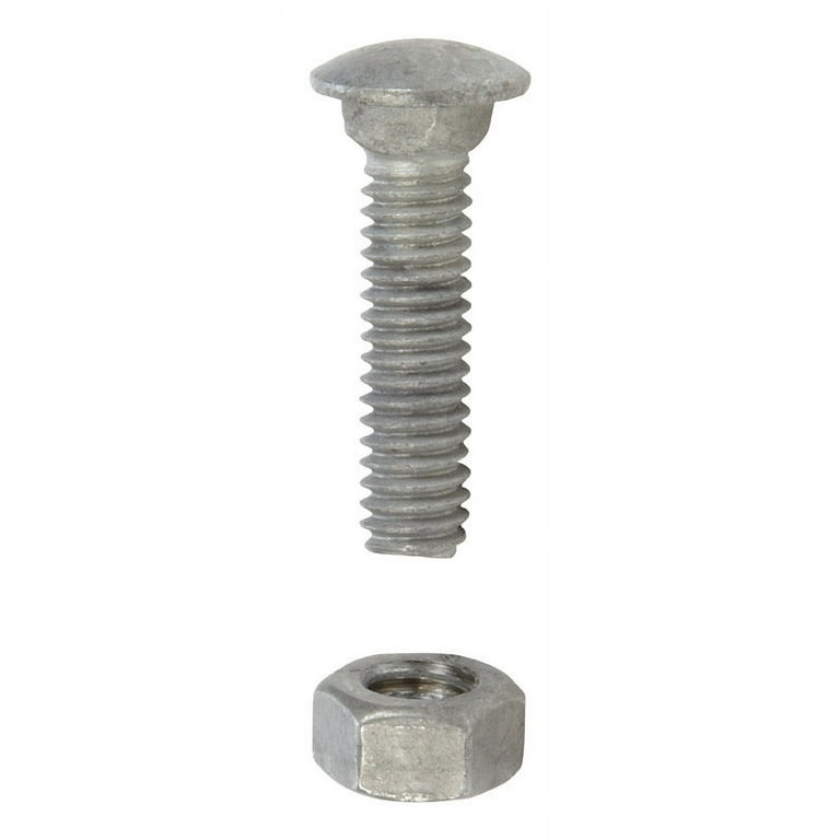YardGard 5/16 in. X 1-1/4 in. L Galvanized Steel Carriage Bolt 20 pk YardGard 5/16 in. X 1-1/4 in. L Galvanized Steel Carriage Bolt 20 pk
