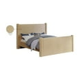 thumbnail image 2 of Meridian Furniture Elias Camel Velvet Full Bed, 2 of 8