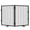 Black, variant on Furggis Pet Playpen, Dog Pen Foldable, Dog Exercise Fence with 6 Panels, 32"H - White