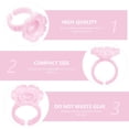 thumbnail image 5 of Tool Trays 100pcs Convenient Tattoo-Ring Color Cups Grafting Eyelash Glue Rings Makeup Pallets, 5 of 5