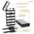 thumbnail image 5 of USB Lighter, Electric Flameless Lighter with Built-in Button - USB Rechargeable - Windproof Plasma Arc - Use for Cigarette & More - User Friendly (stripe), 5 of 6