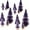 Green, variant on 16PCS Mini Christmas Sisal Trees, Desktop Miniature Christmas Tree Pine Tree with Wood Base, Bottle Brush Trees for Winter Snow Miniature Scenes Xmas Tabletop Decor