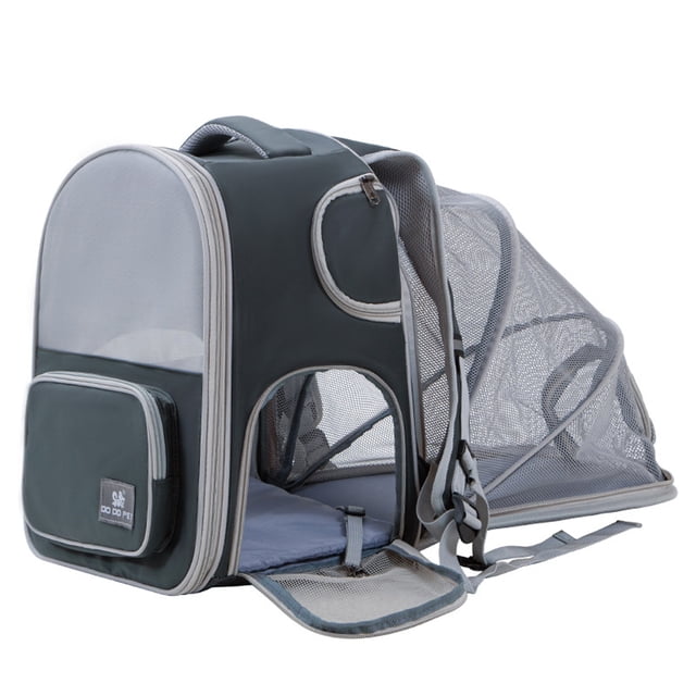 Riwcyla Cat Carrier Portable Breathable Bag Shoulder Backpack Handheld Bag Expandable Backpack Cat Crate Cat Backpack Large Capacity for Small Medium Large Size