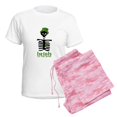 thumbnail image 6 of CafePress - Irish To The Bone Women's Light Pajamas - Women's Short Sleeve Print T-Shirt and Pants Light Cotton Pajama Set, 6 of 7