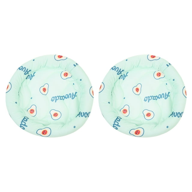 Shisuyan 2 Pcs Coussin Rafraîchissant pour Animaux de Compagnie Petit Tapis de Sol pour Hamster d'Été