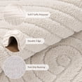 thumbnail image 3 of Area Rugs for Living Room,Yamaziot 6'x9' Washable Rug, Bedroom Area Rug Carper for Dining Room, Non Slip Modern Accent Carpet, Solid Beige, 3 of 9