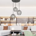 thumbnail image 5 of Livex Lighting  3 Light Black Pendant, 46593-04 - 20" Dia x 13" - 65" Adj. H, 5 of 9