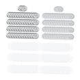 thumbnail image 1 of 50 Juegos de Botones Vacíos para Hacer Regalos, Cubiertas de Metal, Películas Transparentes, Piezas de Botones Redondos para Manualidades., 1 of 9
