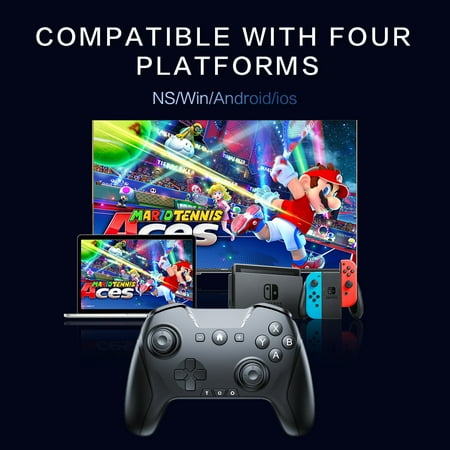 AOPOY Video Game Controller Consloe 6-axis Wireless Switch for PC/IOS/Android Remote Control Handle