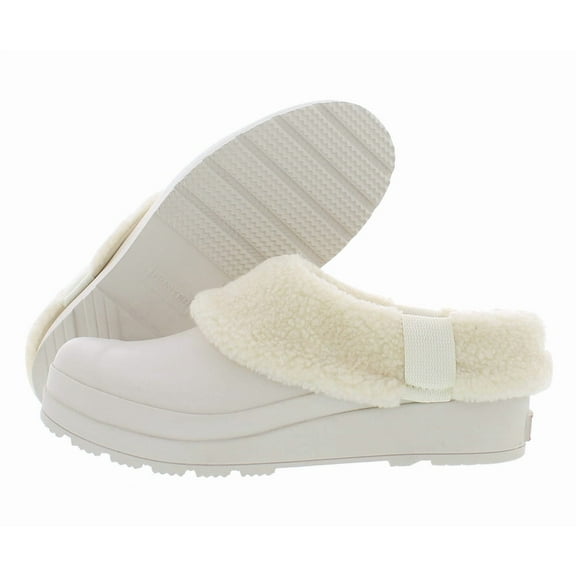Hunter Play Sherpa Insulated Womens Shoes Size 5, Color: White Willow