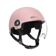 thumbnail image 2 of Ventilated Electric Scooter With Flip Up Clear Visor Lightweight Shock Absorbing Safety Hard Hat For E Bike Moped Motorcycle Commute Rainy Outdoor Riding Gear, 2 of 6