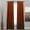 Rust_Brown, variant on Lush Decor Prima Stripe 95" x 54" Stripe Gray Metal Grommets Pair Window Panel