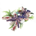 thumbnail image 1 of Couronne de Jour Commémoratif, Porte d'Entrée Polyvalente Indépendance Jour Couronne Polyester pour le 4 Juillet, 1 of 8