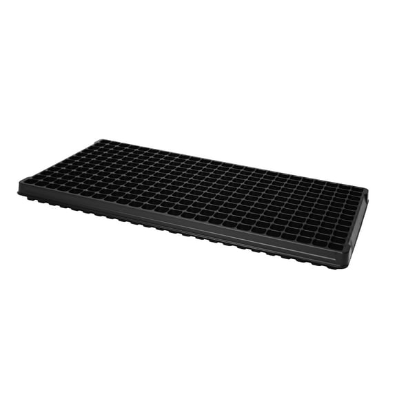 Standard Plug Tray 288 Square Cells - Cell Depth 1.25" - 5 Trays by T.O. Plastics