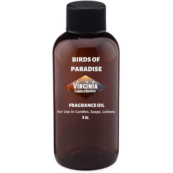 Birds of Paradise Fragrance Oil (Our Version of The Brand Name) (4 oz Bottle) for Candle Making, Soap Making, Tart Making, Room Sprays, Lotions, Car Fresheners, Slime, Bath Bombs, Warmers